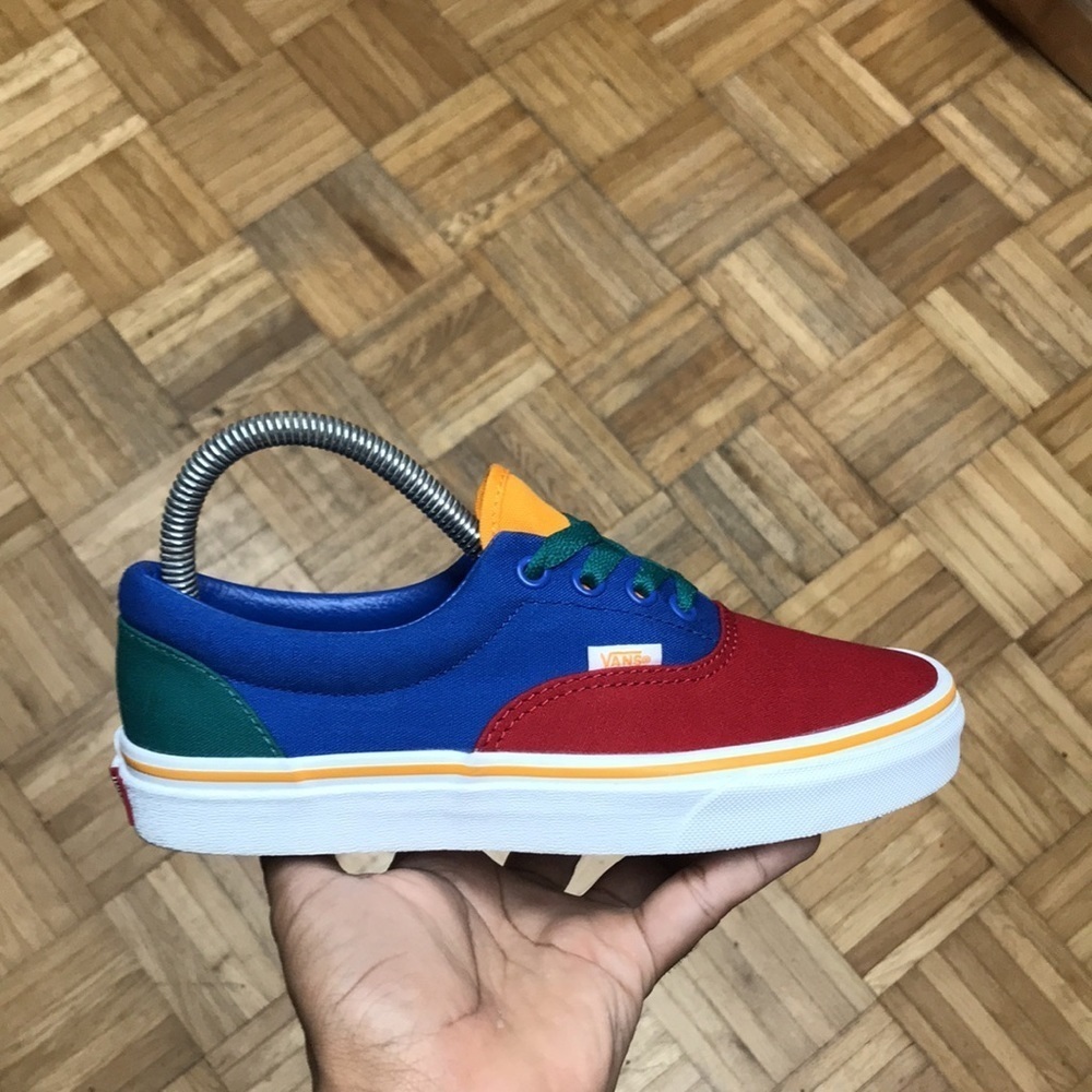 Vans Authentic Primary Color Block Red/Blue/Green/Yellow - Picture 6 of 14